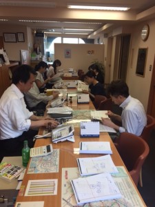 宅地建物取引士取得支援の様子です。