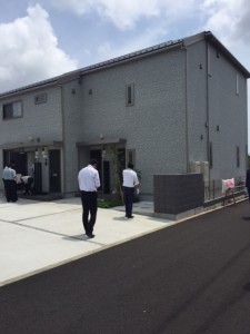 アパート見学してきました。