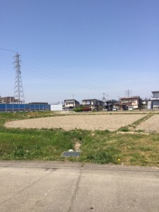 売却する田んぼです。