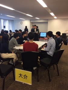 会社説明会の様子