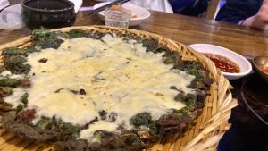 牛肉大場チヂミチーズトッピング
