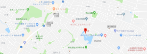 中山グリーンハイツC棟101号室地図